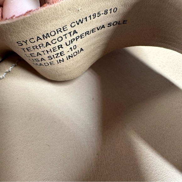 New CREVO Women's Sycamore Wedge Heel Sandals Terracotta #736 - Picture 6 of 11